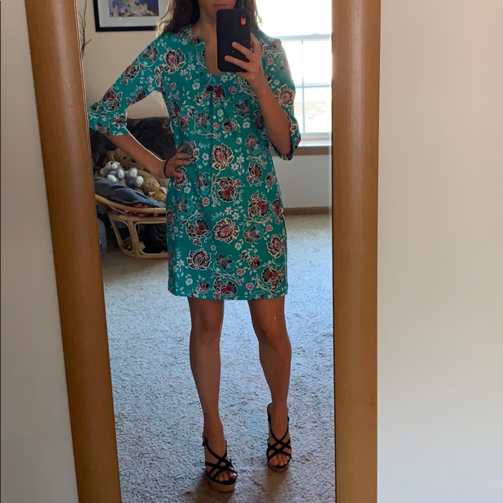 Anthropologie Aryeh Teal/Turquoise/Aqua dress